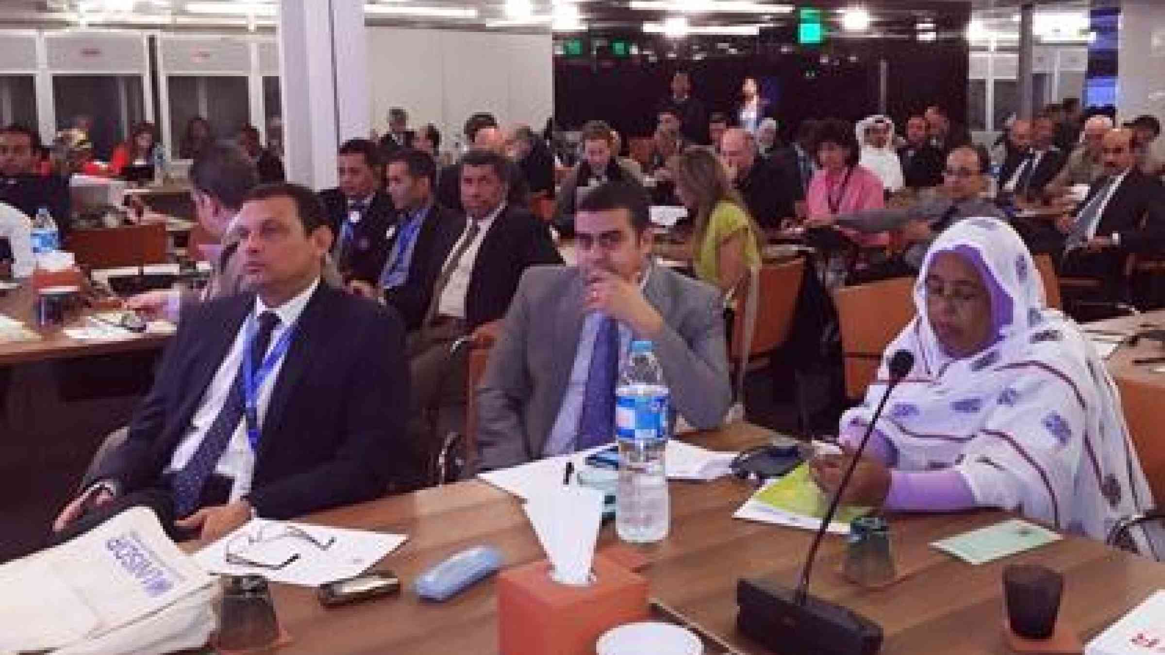 A view of the audience at this week's meeting in Cairo to align the Arab States strategy with the Sendai Framework for Disaster Risk Reduction. (Photo: UNISDR)