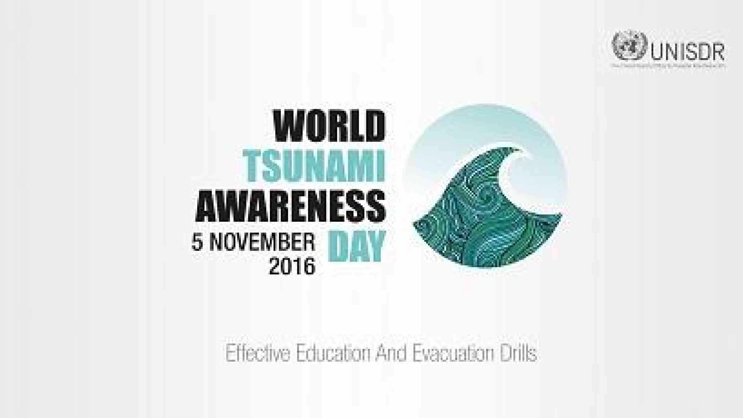 The theme of the first edition of World Tsunami Awareness Day is education and evacuation (Photo: UNISDR/Ramon Valle)