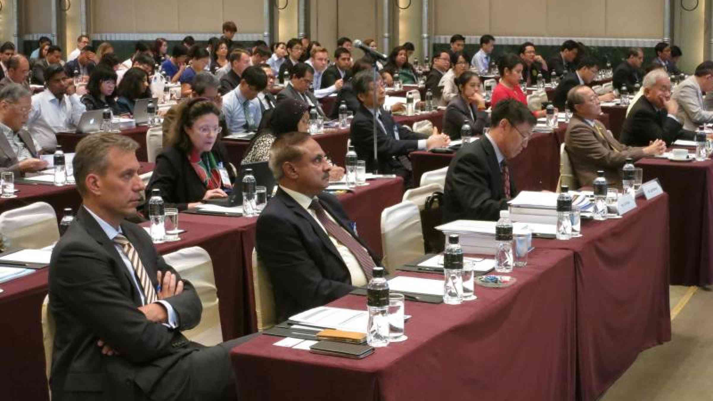 The attendance at the opening today of the 1st Asia Science and Technology Conference for Disaster Risk Reduction