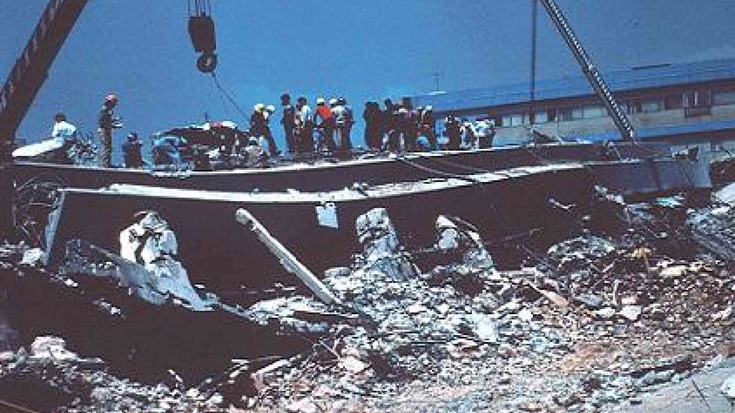 The General Hospital in Mexico City was among the health facilities that collapsed during the 1985 earthquake (Photo: USGS)
