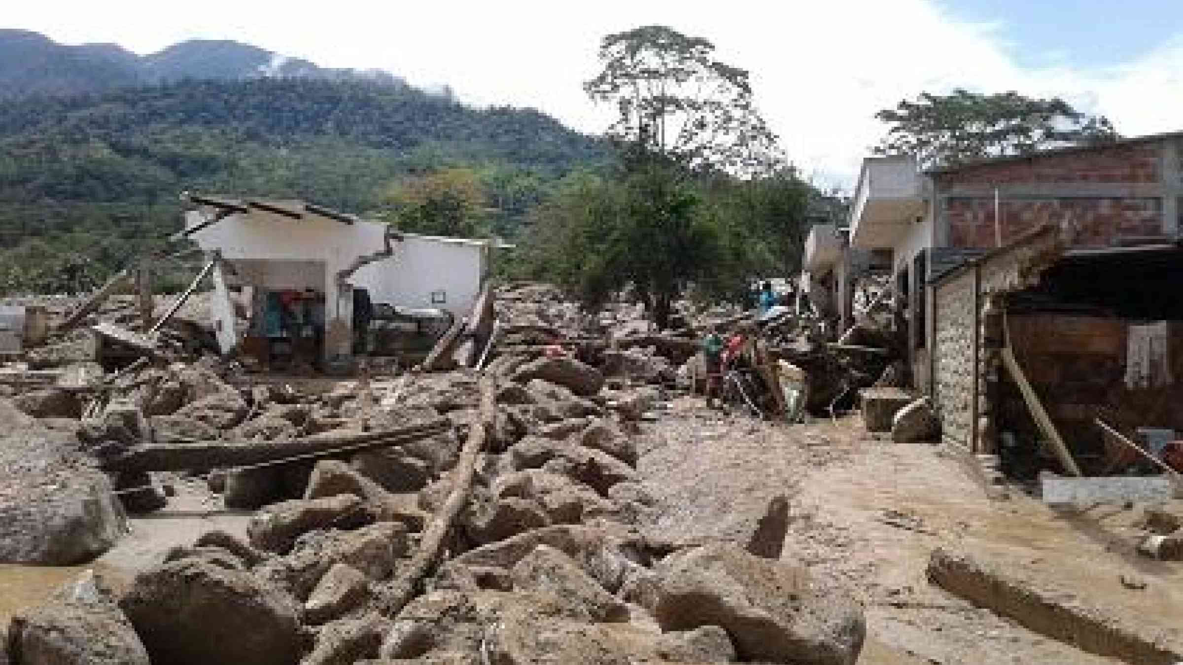 Mudslides in Mocoa, Colombia (Photo: Cruz Roja Colombiana)
