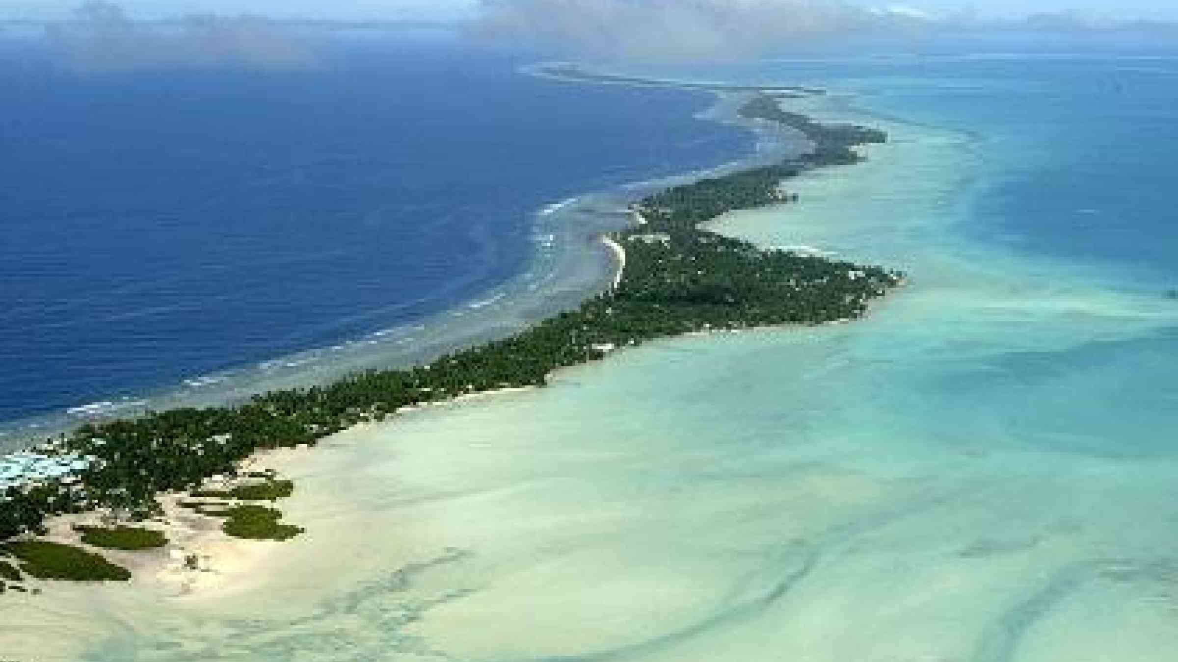 Kiribati, made up of low-lying atolls, is one of the most climate-vulnerable nations in the world