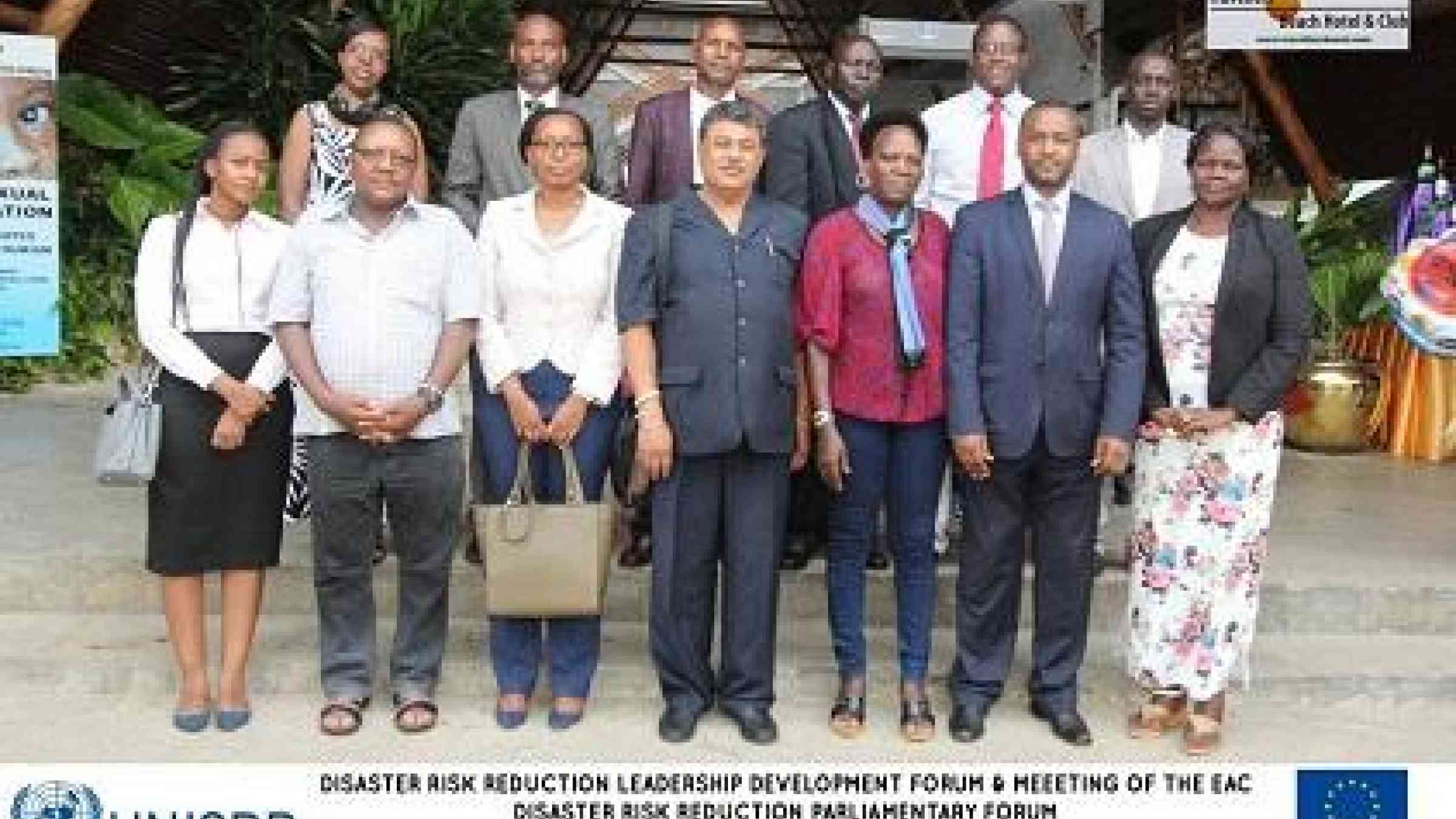 Participants at the East African Community (EAC) Parliamentarian Forum on disaster risk reduction have pledged to step up the region's efforts to curb hazard impacts (Photo: UNISDR)
