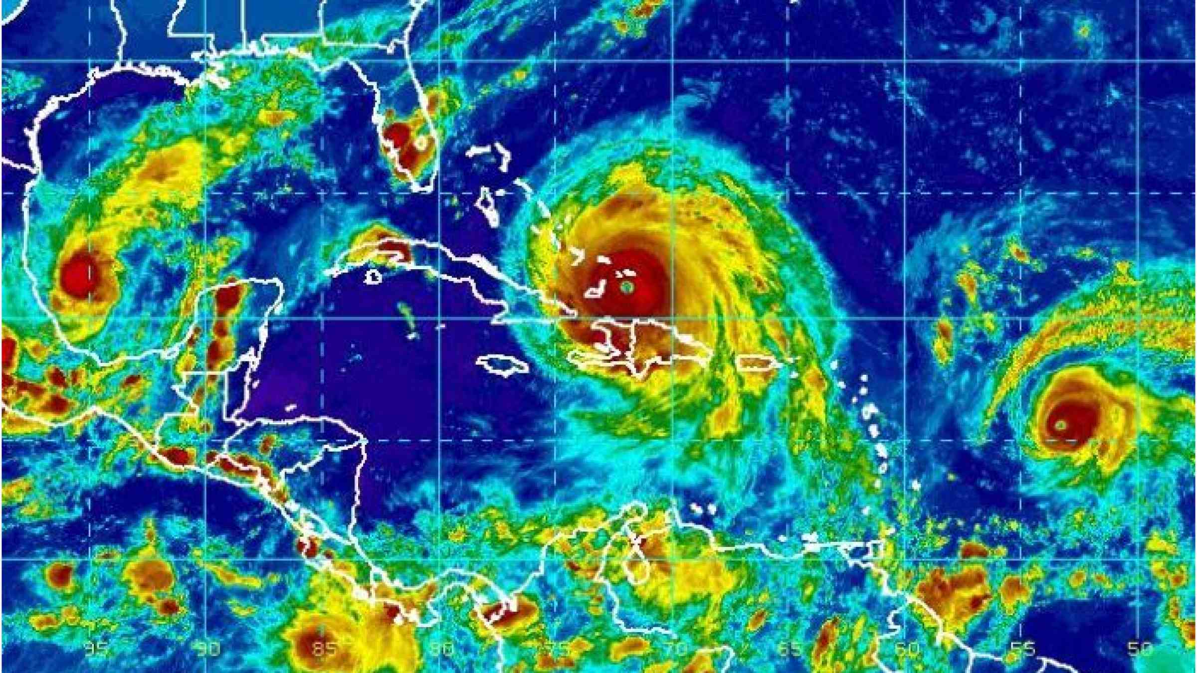 About 49 million people are directly in Hurricane Irma’s projected path, including more than 10.5 million children. Hurricanes Katia and Jose are also life-threatening.