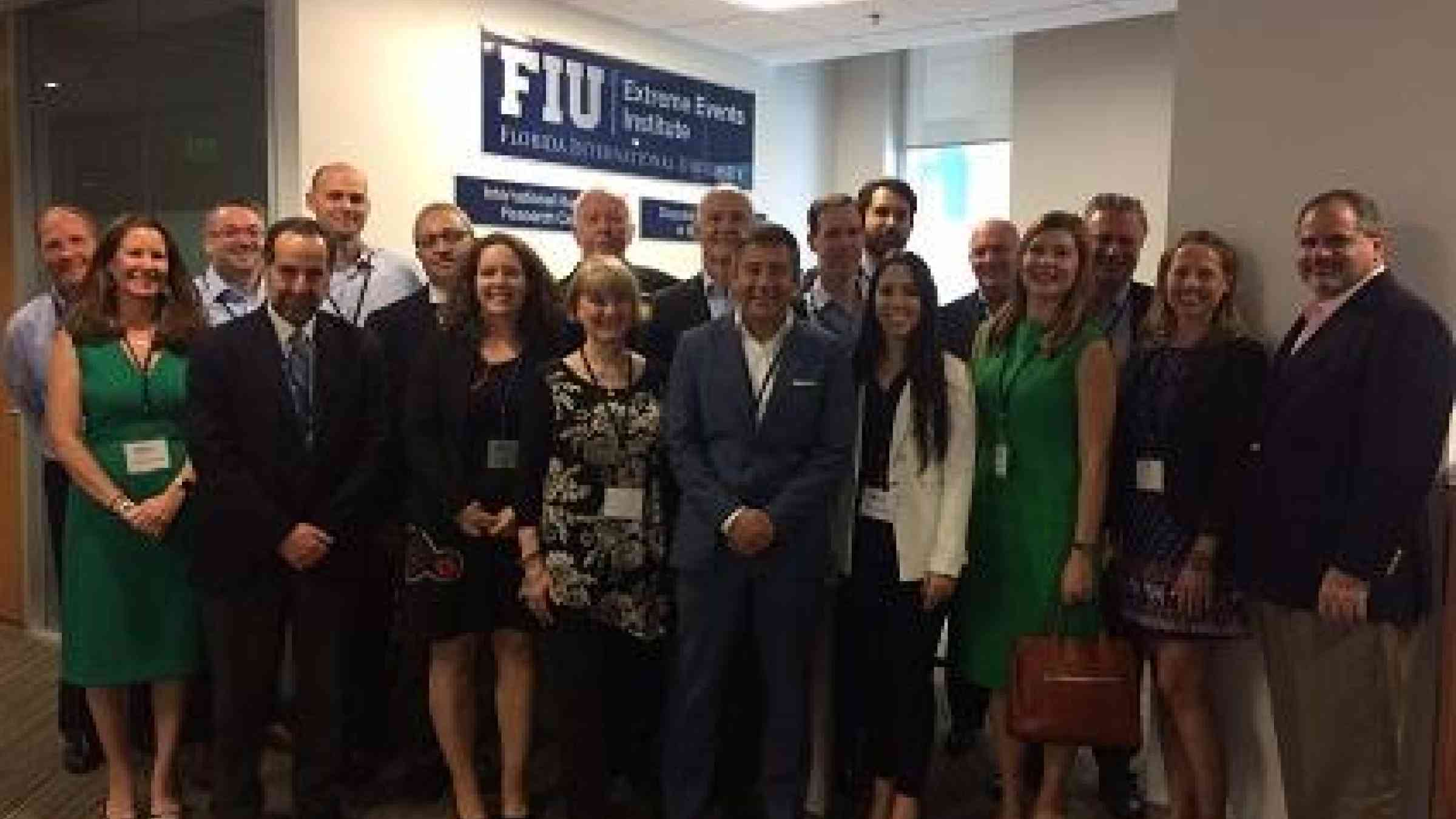 Members of newly launched US-ARISE at Florida International University yesterday