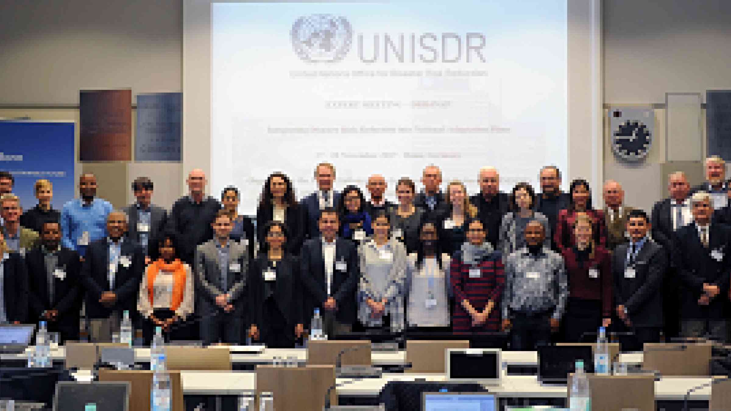 Participants at the UNISDR Expert meeting on Integrating Disaster Risk Reduction into National Adaptation Plans (photo: UNISDR)