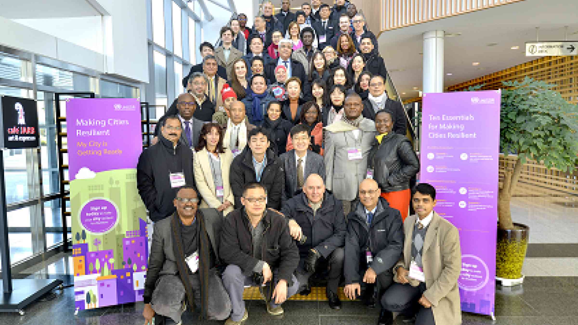 Participants at the ‘Training of Trainers on Making Cities Resilient: Developing and Implementing Disaster Risk Reduction Action Plans’ workshop (photo: UNISDR)