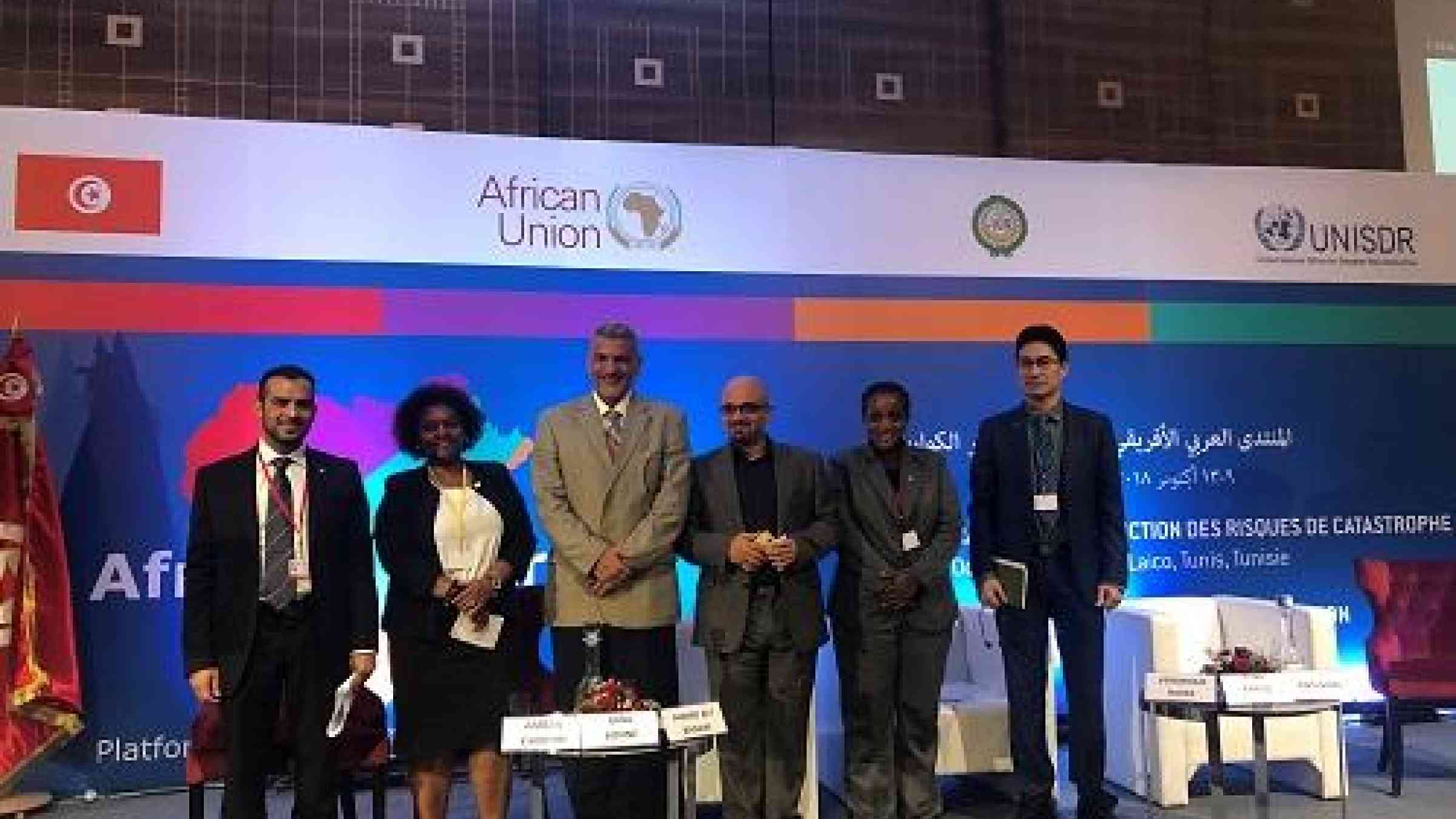 Panellists at the World Tsunami Awareness Day session at the Africa-Arab States Platform on Disaster Risk Reduction