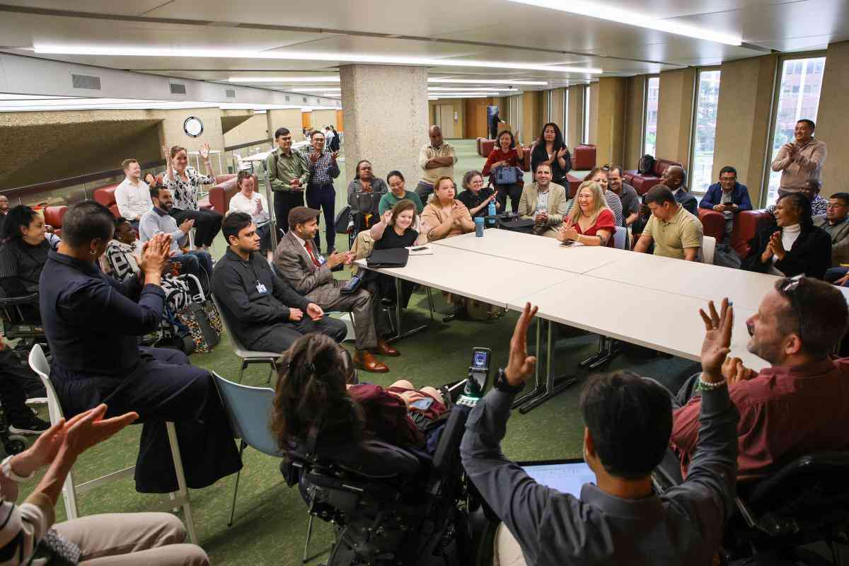 UNDRR Disability Leaders gather at the end of the day