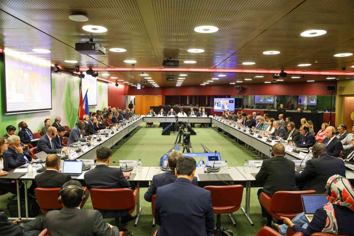 A view of the Ministerial Roundtable at GPDRR 2025