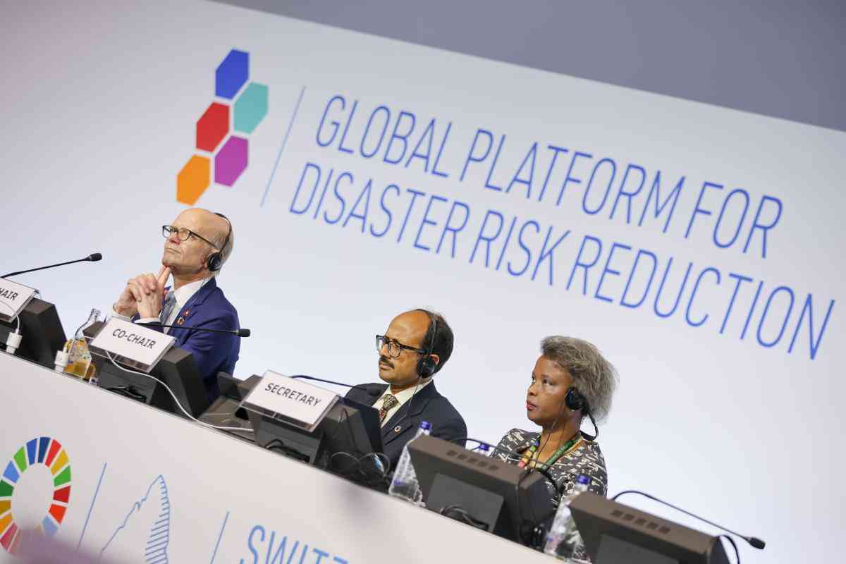 View of the panel during the Multi-Stakeholder Plenary 