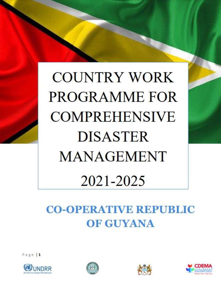 Country work programme for comprehensive disaster management 2021-2025