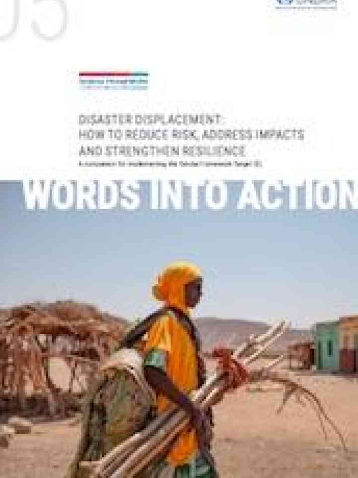 Words into Action Disaster Displacement